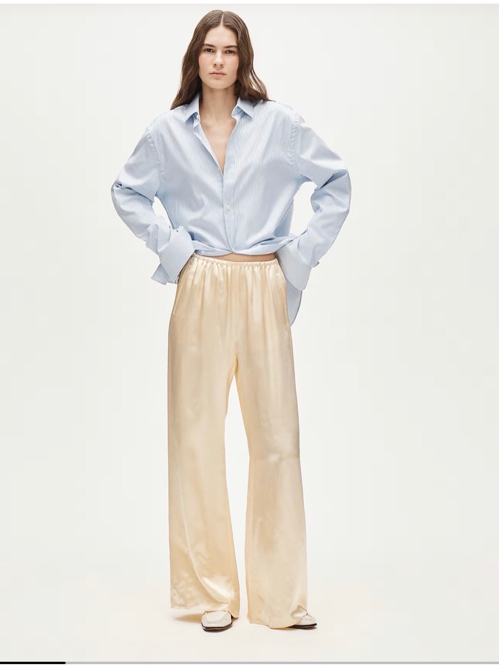 Jcrew Petite Cosmo pant in luster charmeuse